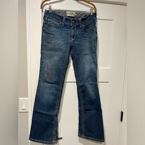 Women’s Ariat R.E.A.L. Mid Rise Boot Cut Jean Spitfire
Size 30R